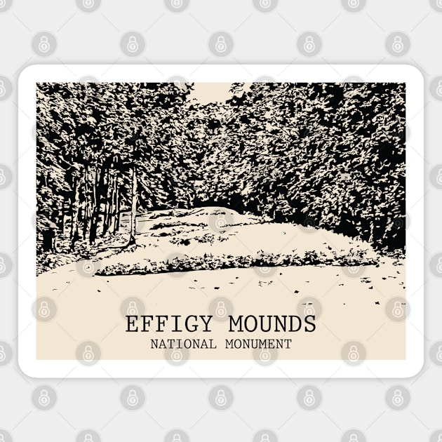 Effigy Mounds National Monument Magnet by Lakeric